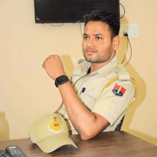 Rahul Jatav - Rajasthan Police - uniformer