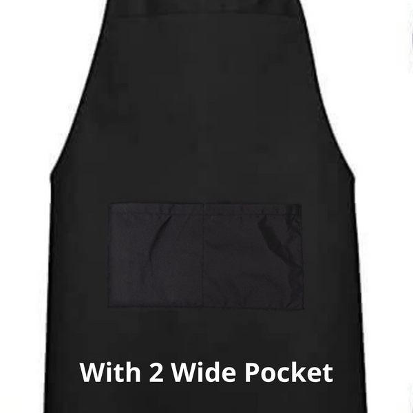 Black Aprons - Pack of 6 (Personalisation available)