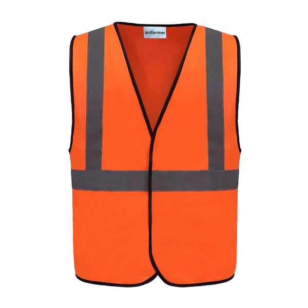 Pack Of 2 Reflective Safety Jacket - Orange