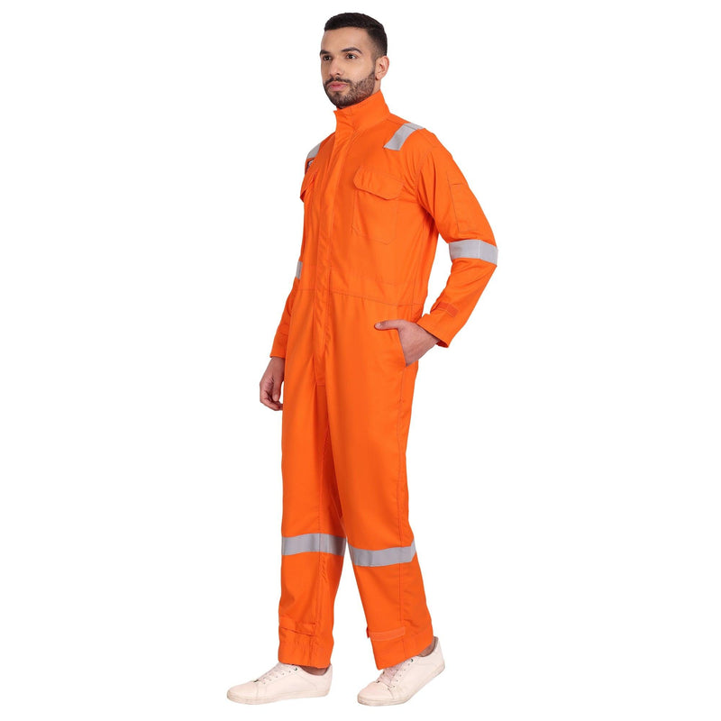 ONGC Uniform Cotton Coverall - Orange - uniformer