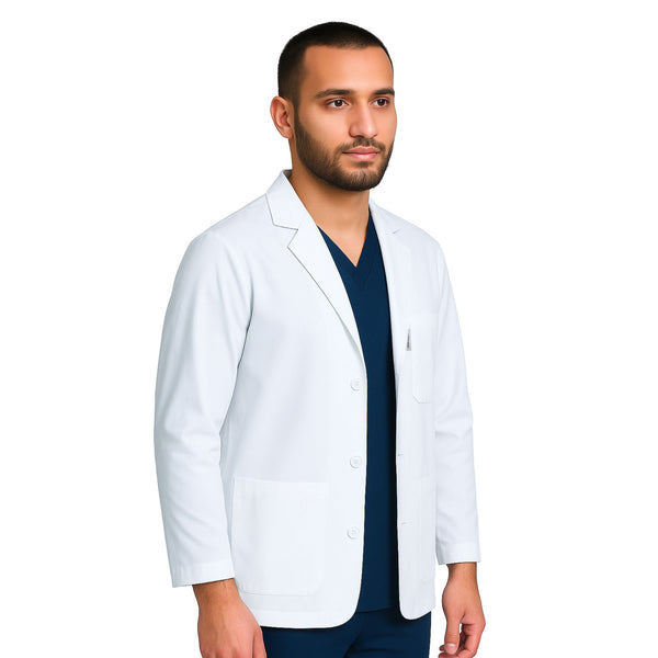 White Lab Coat Men (Personalisation Available)
