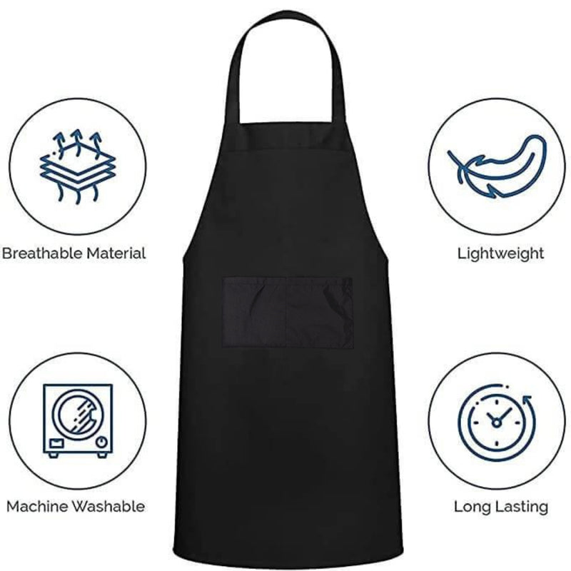 Black Aprons - Pack of 2