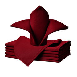 Red Table Napkins - Pack of 6