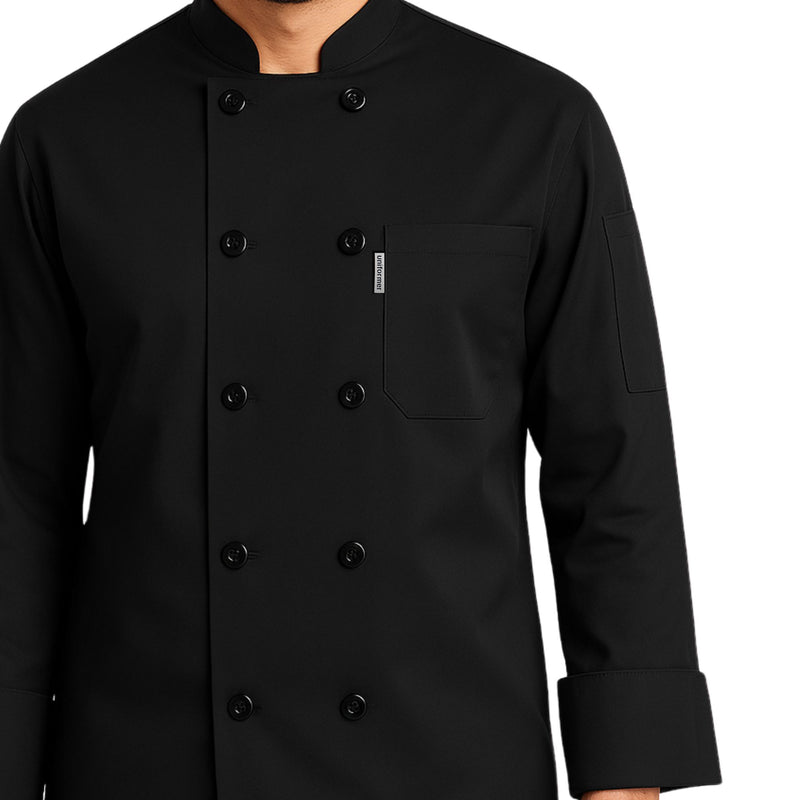 Chef Coat Black (Personalisation Available)