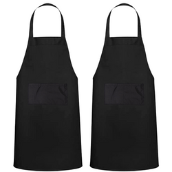 Black Aprons - Pack of 2 (Personalisation Available)