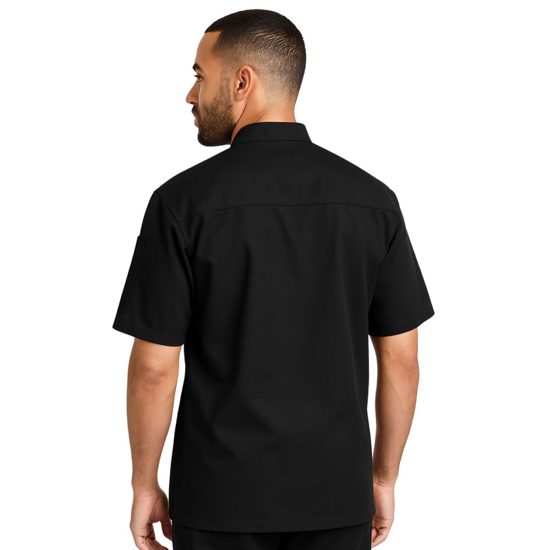 Half Chef Coat Black (Personalisation Available)