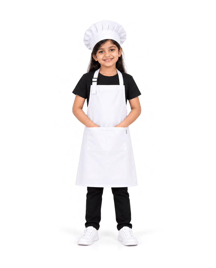Kids Apron with Chef Cap