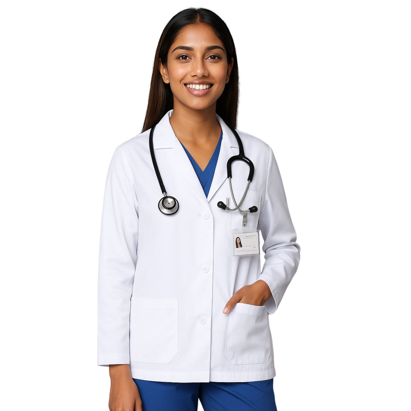 White Lab Coat Women (Personalisation Available)