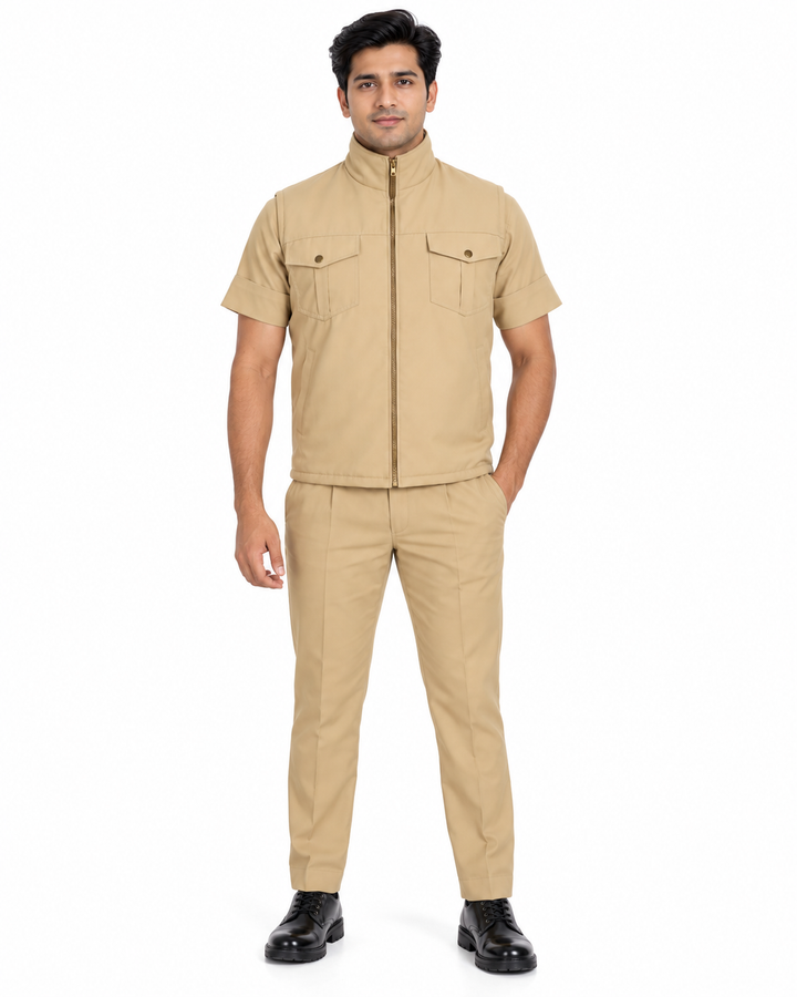 Khaki Half Jacket