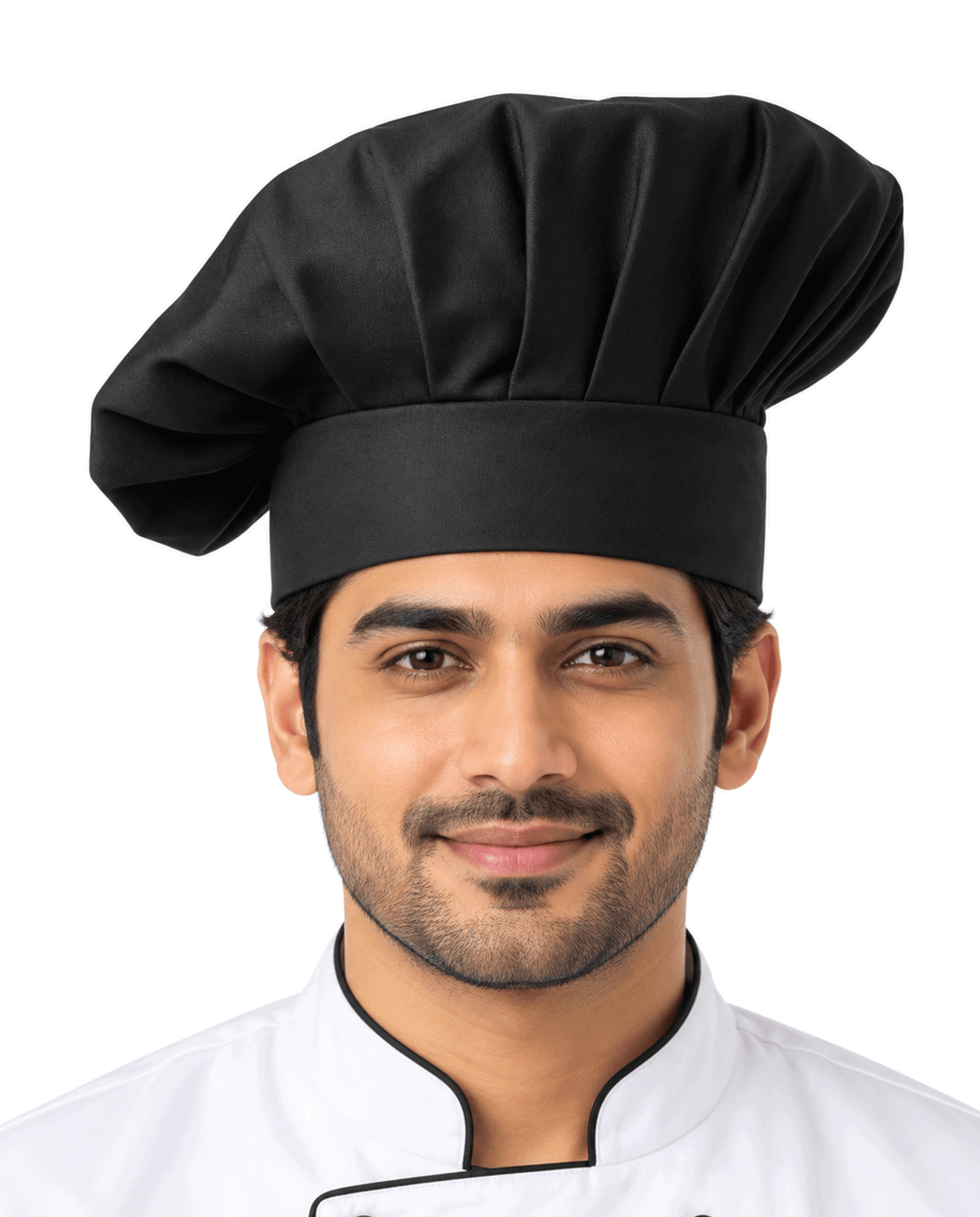 Long Chef Cap #color_black