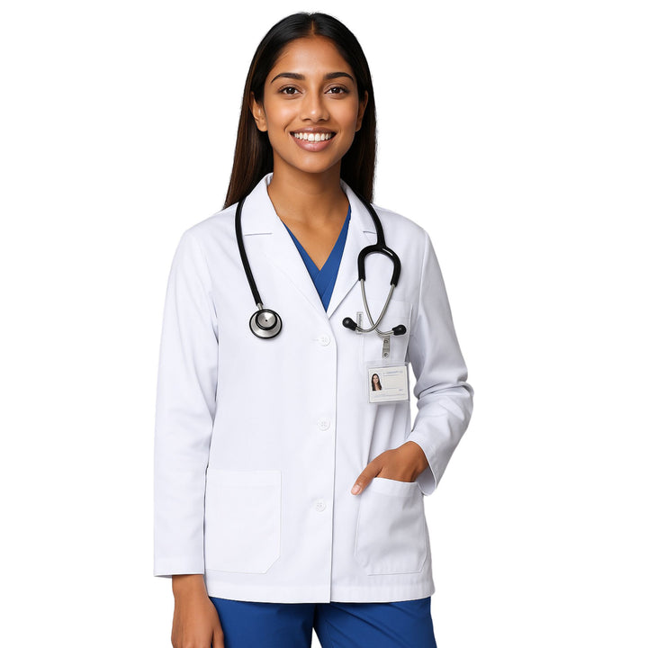 Full Women's Lab Coat Apron
