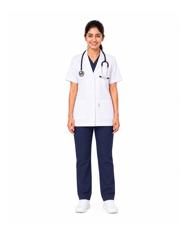 Half Women's Lab Coat Apron