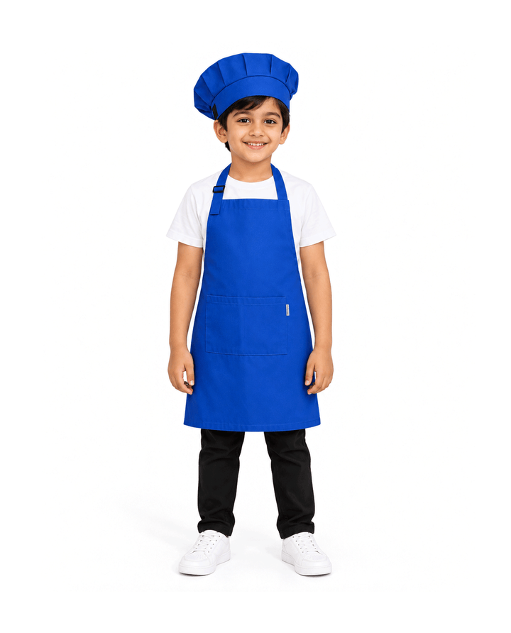 Kids Apron with Chef Cap
