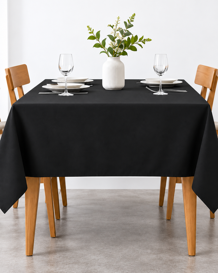 Black Table Cloth