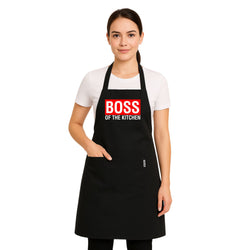 uniformer Apron | Unisex Design (Black_Pack of 1)