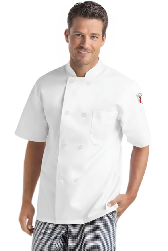 Half Chef Coat White (Personalisation Available)