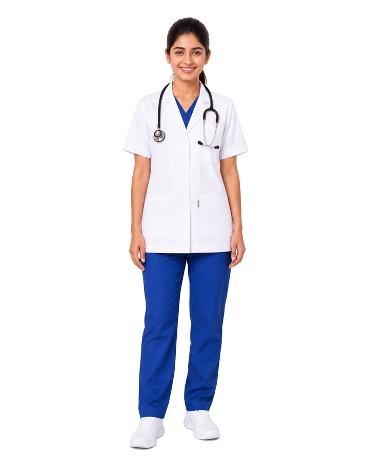 Half Women's Lab Coat Apron