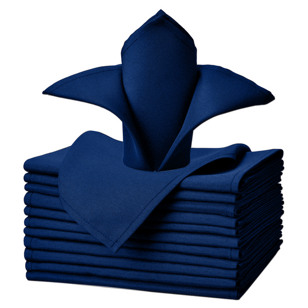 Blue Table Napkins - Pack of 12(Personalisation Available)