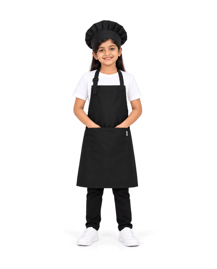 Kids Apron with Chef Cap