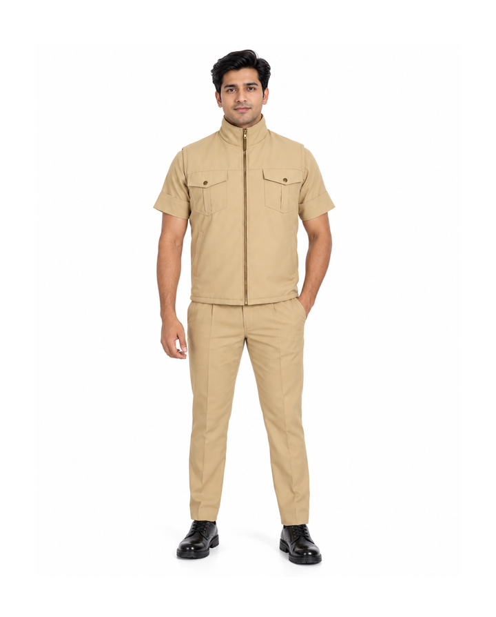 Khaki Half Jacket