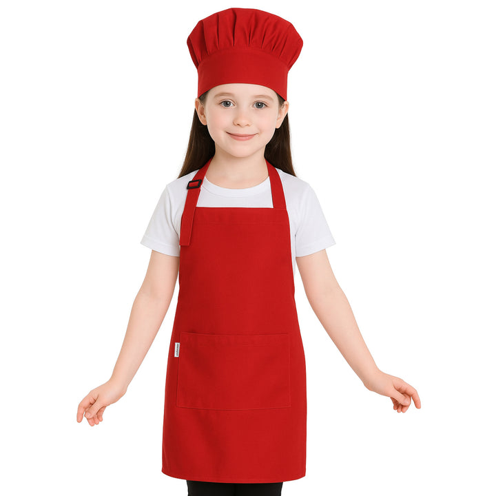Kids Apron with Chef Cap