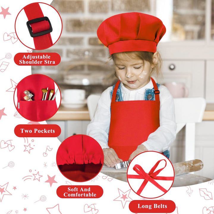Kids Apron with Chef Cap