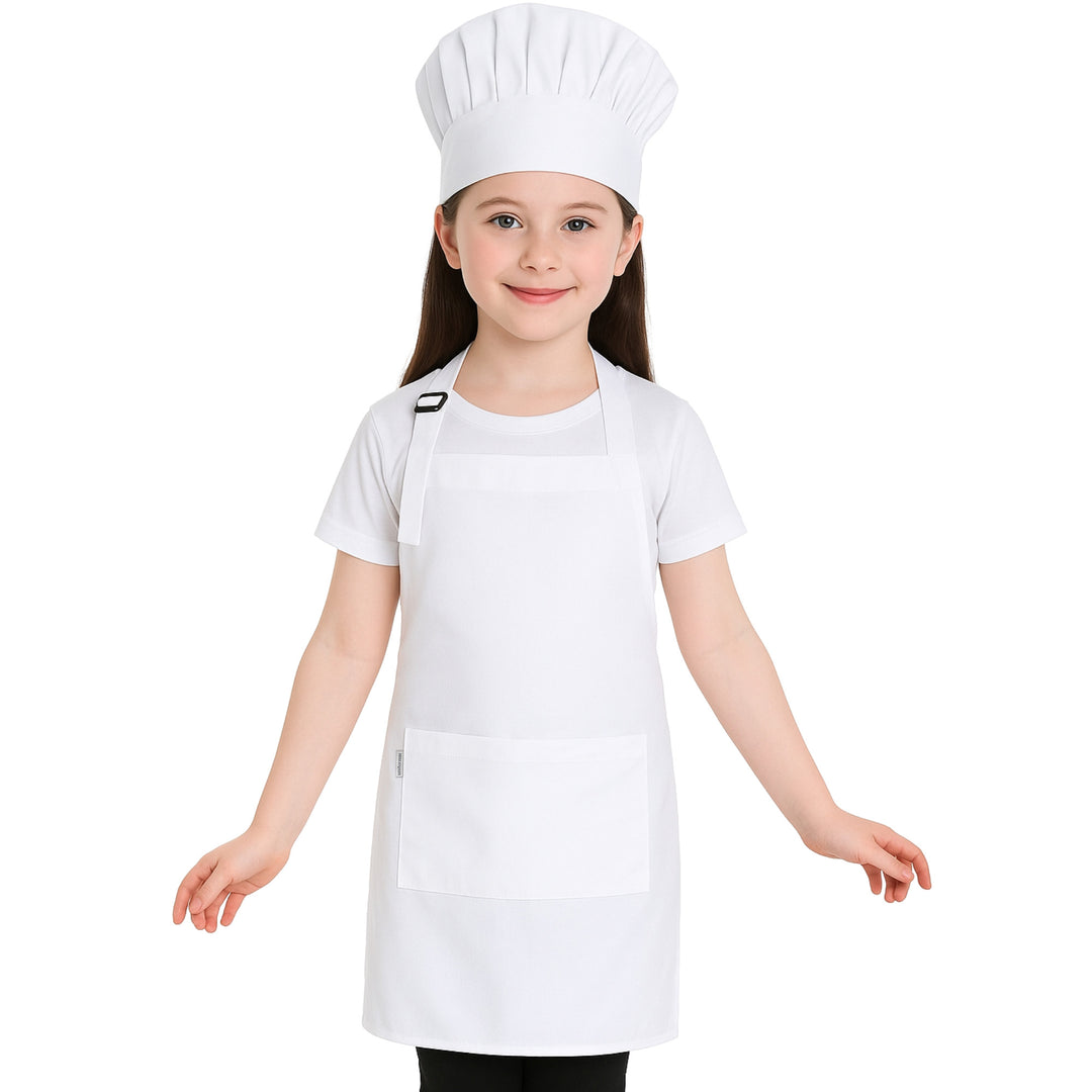 Kids Apron with Chef Cap