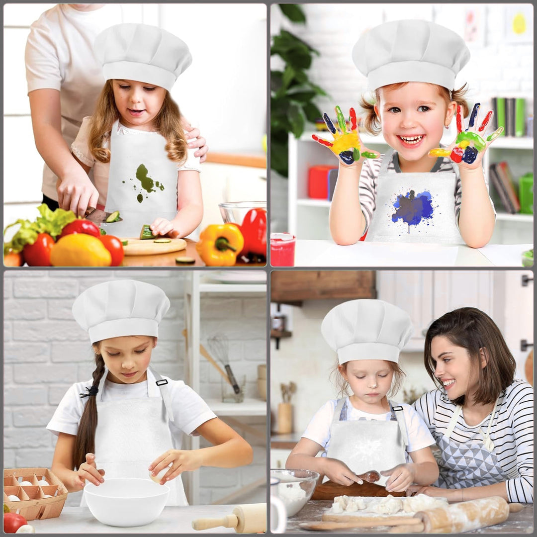 Kids Apron with Chef Cap