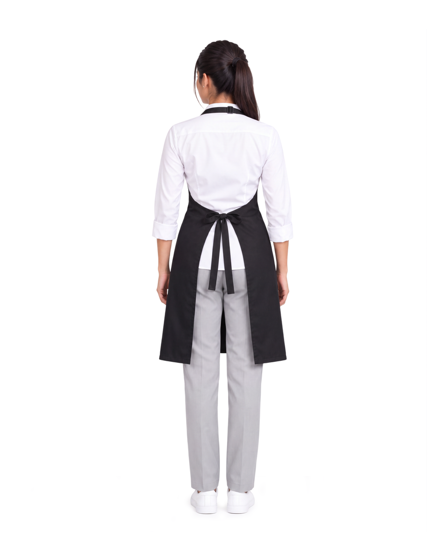 Adjustable Waterproof Apron #color_black