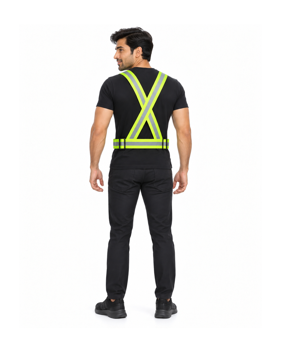 Safety Reflective Belt #color_green