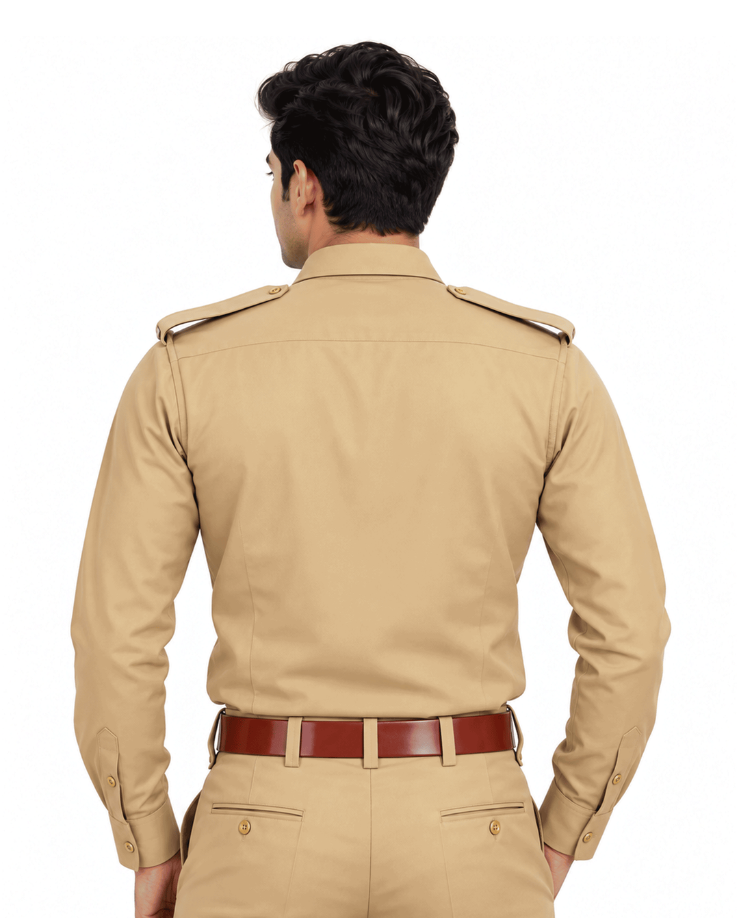 Police Khaki Full Shirt