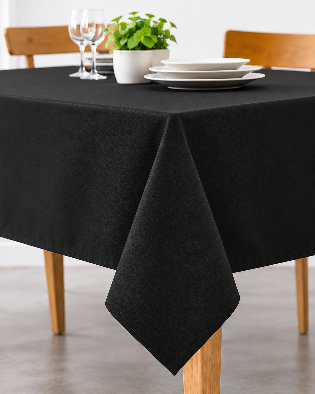 Black Table Cloth
