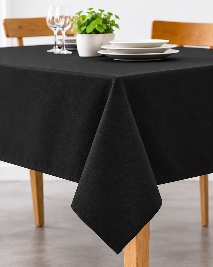 Black Table Cloth