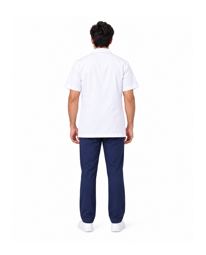 Half Men's Lab Coat Apron
