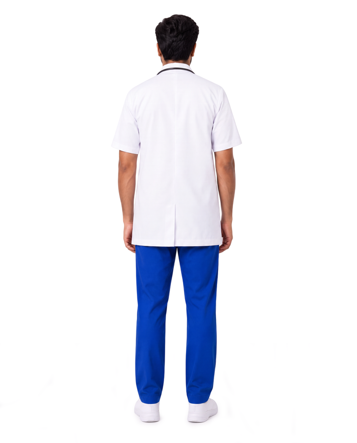 Half Men's Lab Coat Apron