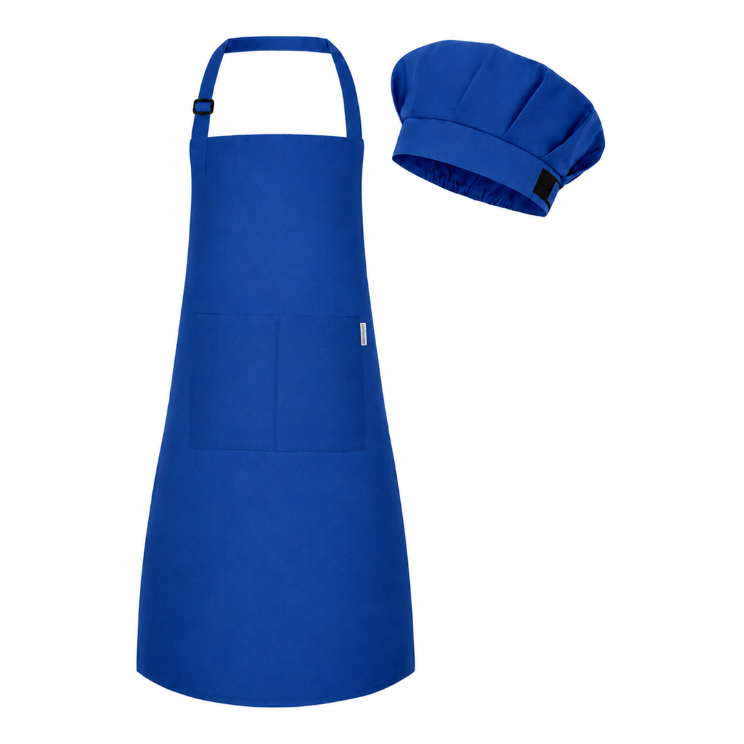 Kids Apron with Chef Cap