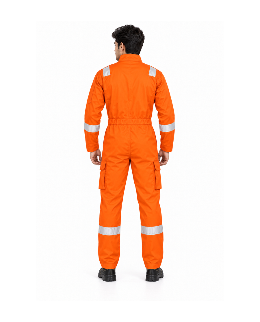 Treated Flame Retardant Coverall
#color_orange