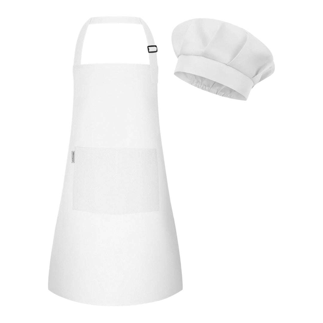Kids Apron with Chef Cap Pack of 12
