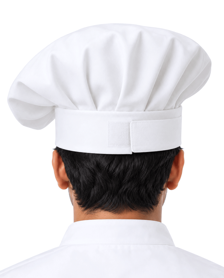 Long Chef Cap #color_white