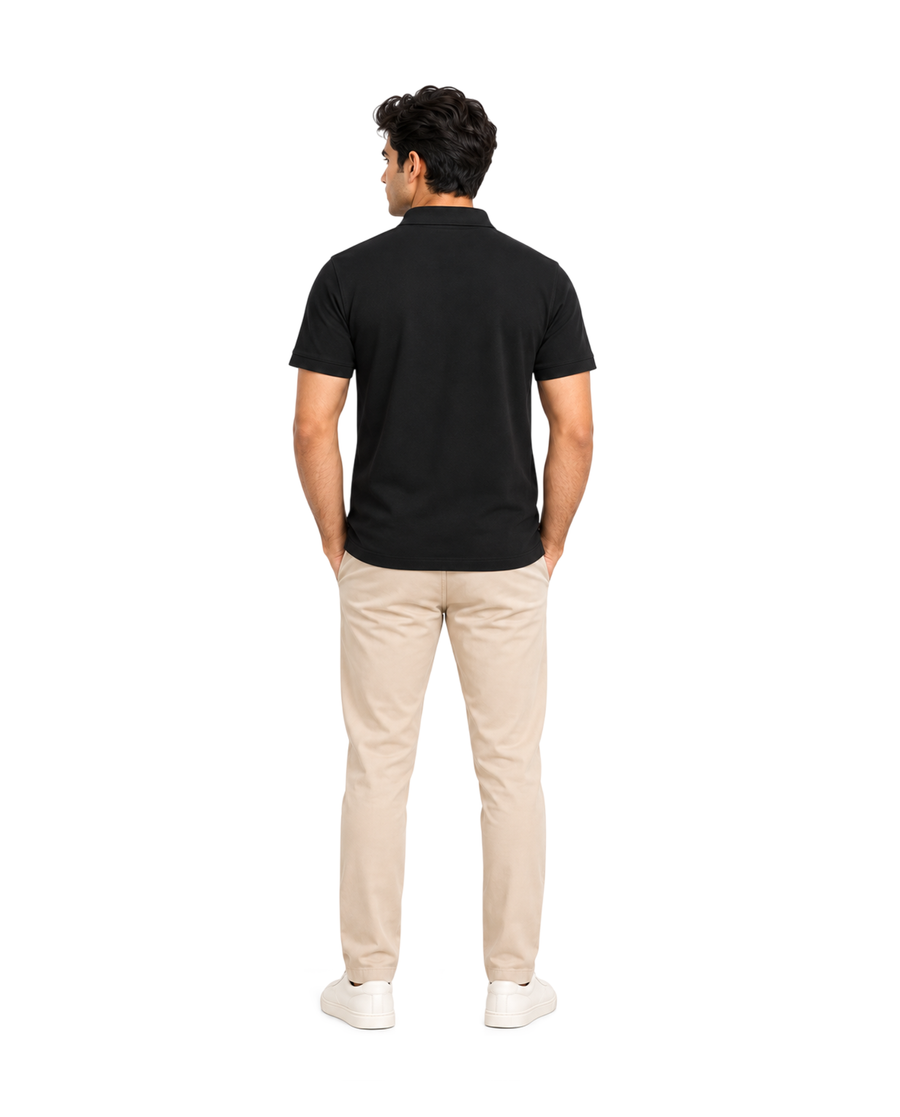 Polo T-shirt #color_black