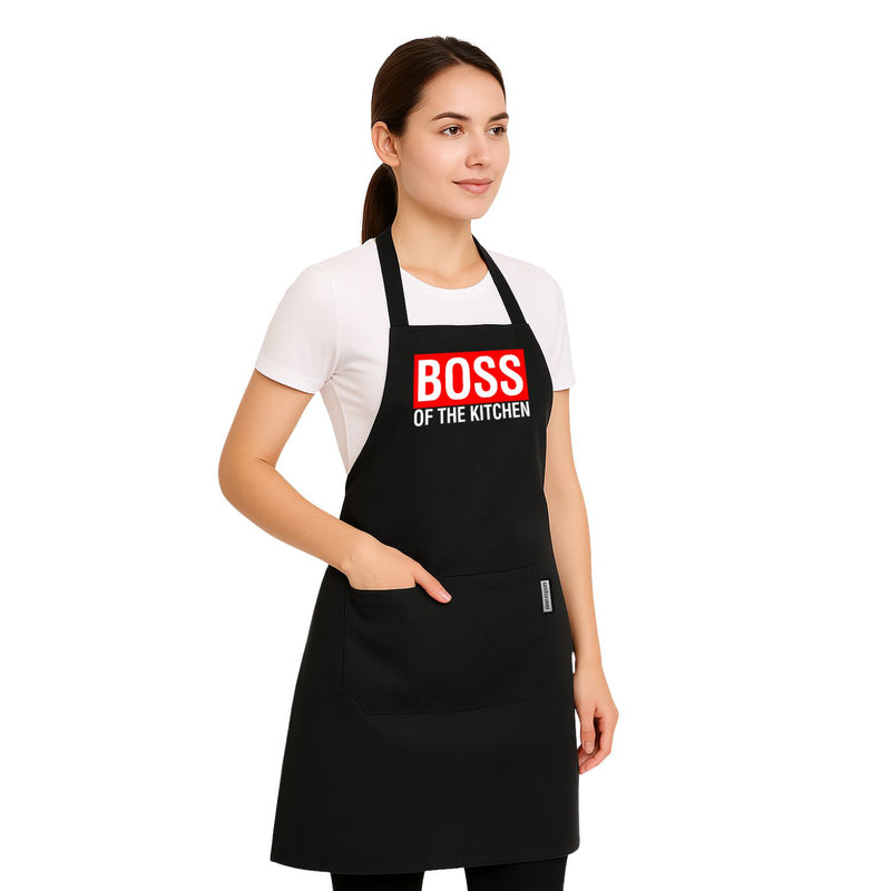 uniformer Apron | Unisex Design (Black_Pack of 1)