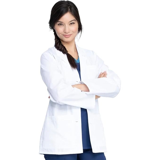 White Lab Coat Women (Personalisation Available)