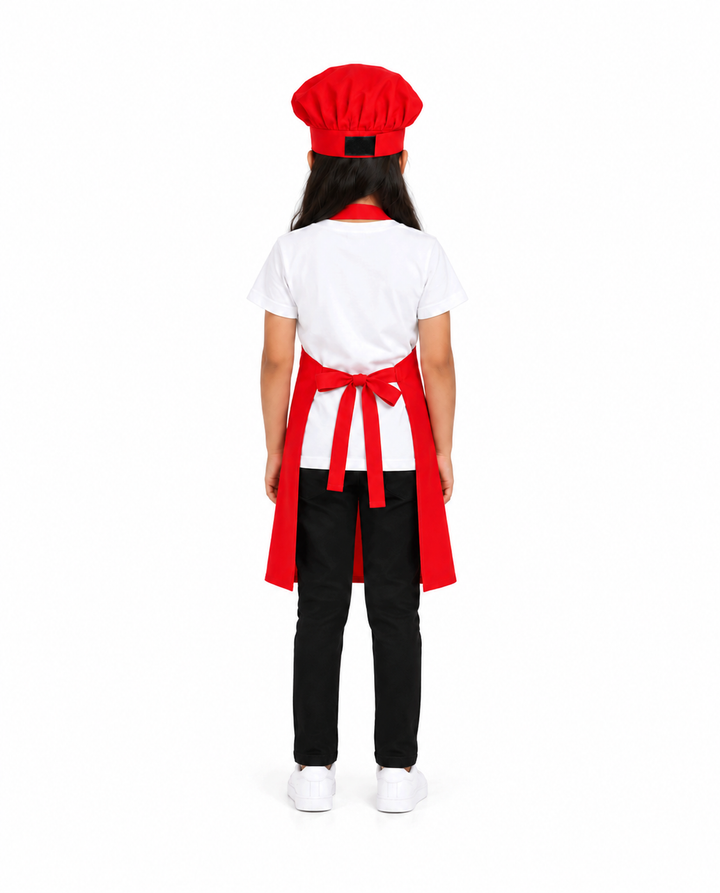 Kids Apron with Chef Cap