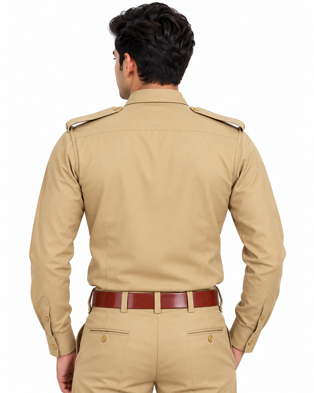 Police Khaki Full Shirt