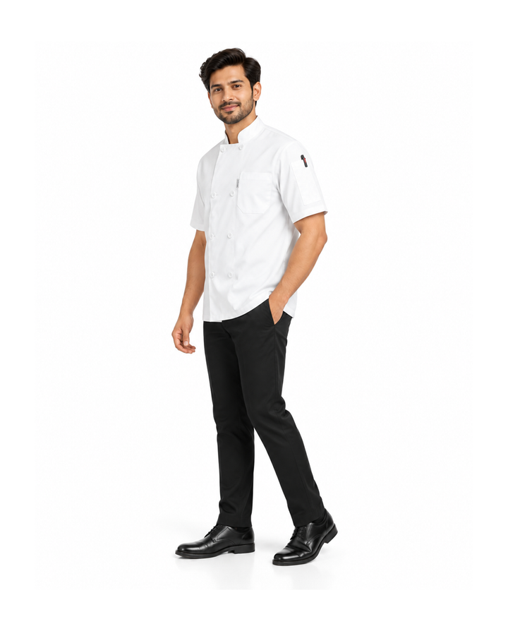 Classic Half Sleeves Unisex Chef Coat