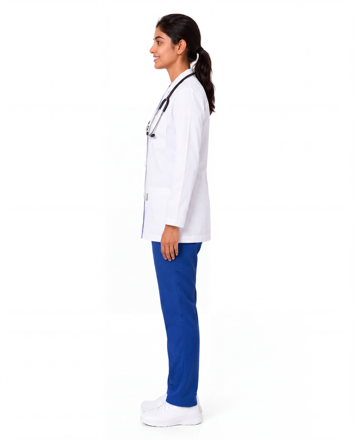 Full Women's Lab Coat Apron