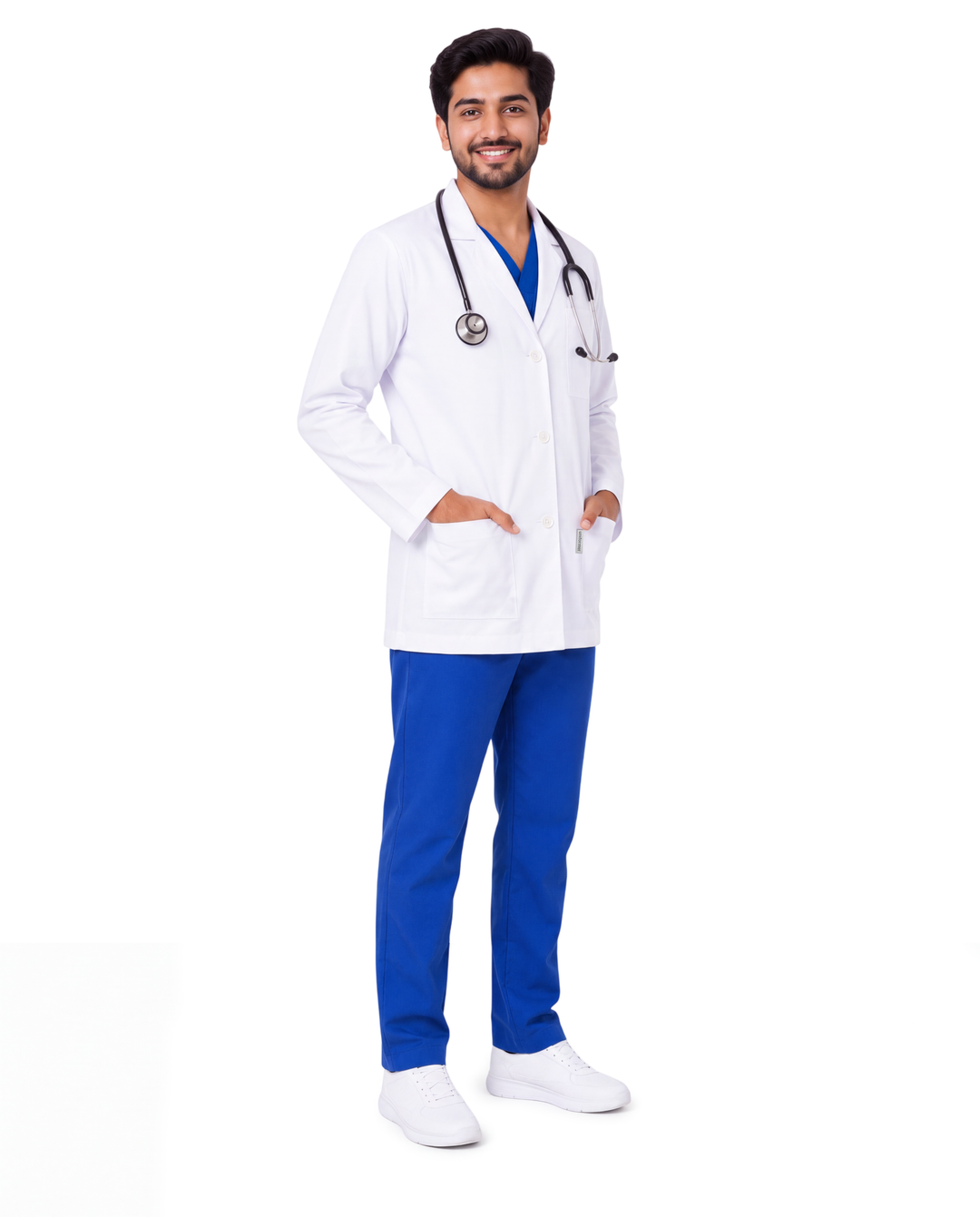 Full Men's Lab Coat Apron
