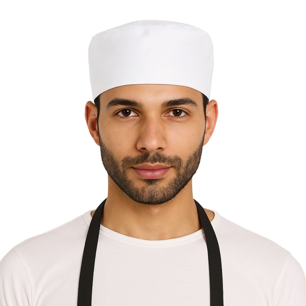Chef Caps White – Pack Of 2