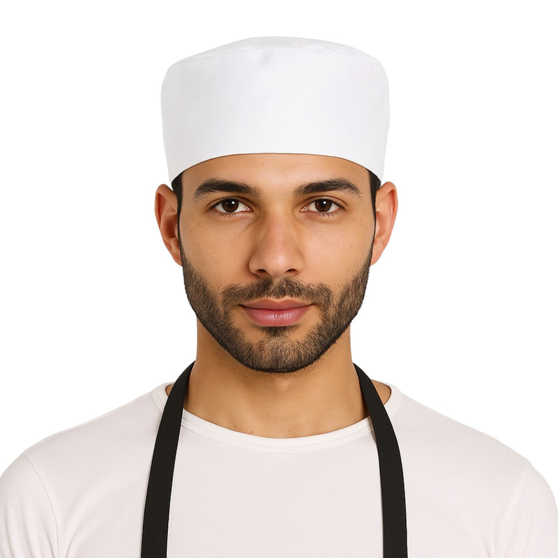 Chef Caps White – Pack Of 2