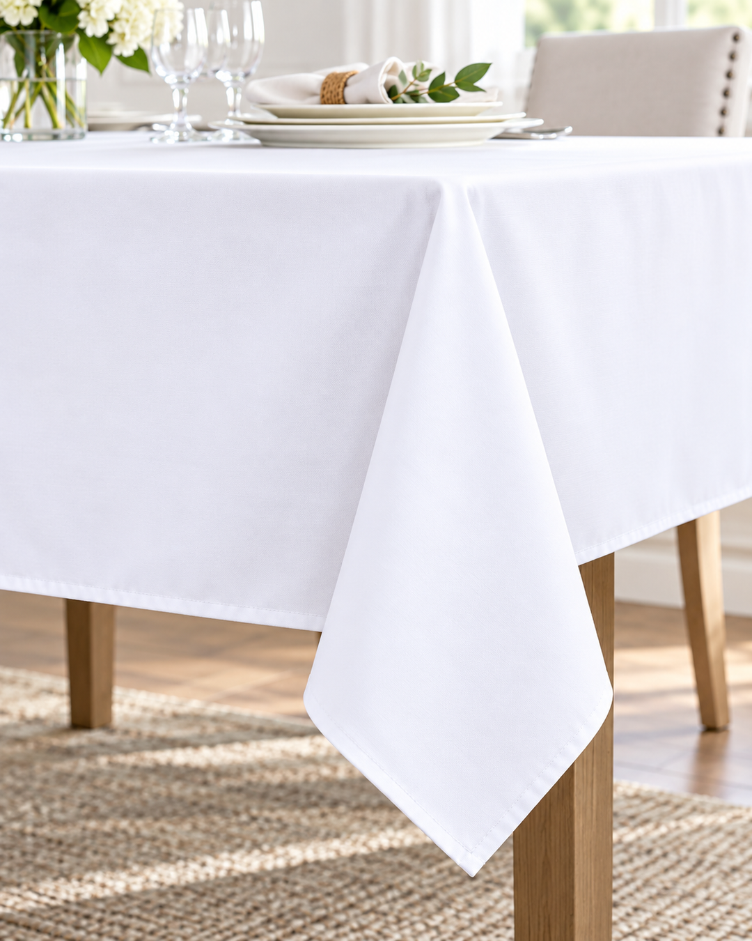 White Table Cloth